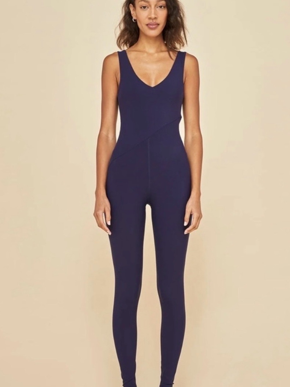 Carbon 38 navy blue jumpsuit size medium